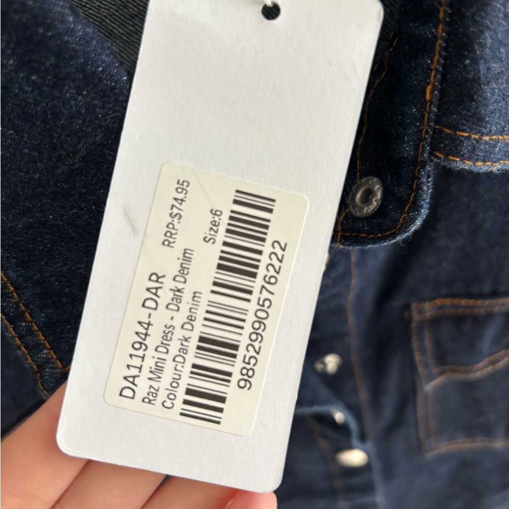 Denim Button-Up Dress - Picture 3 of 3